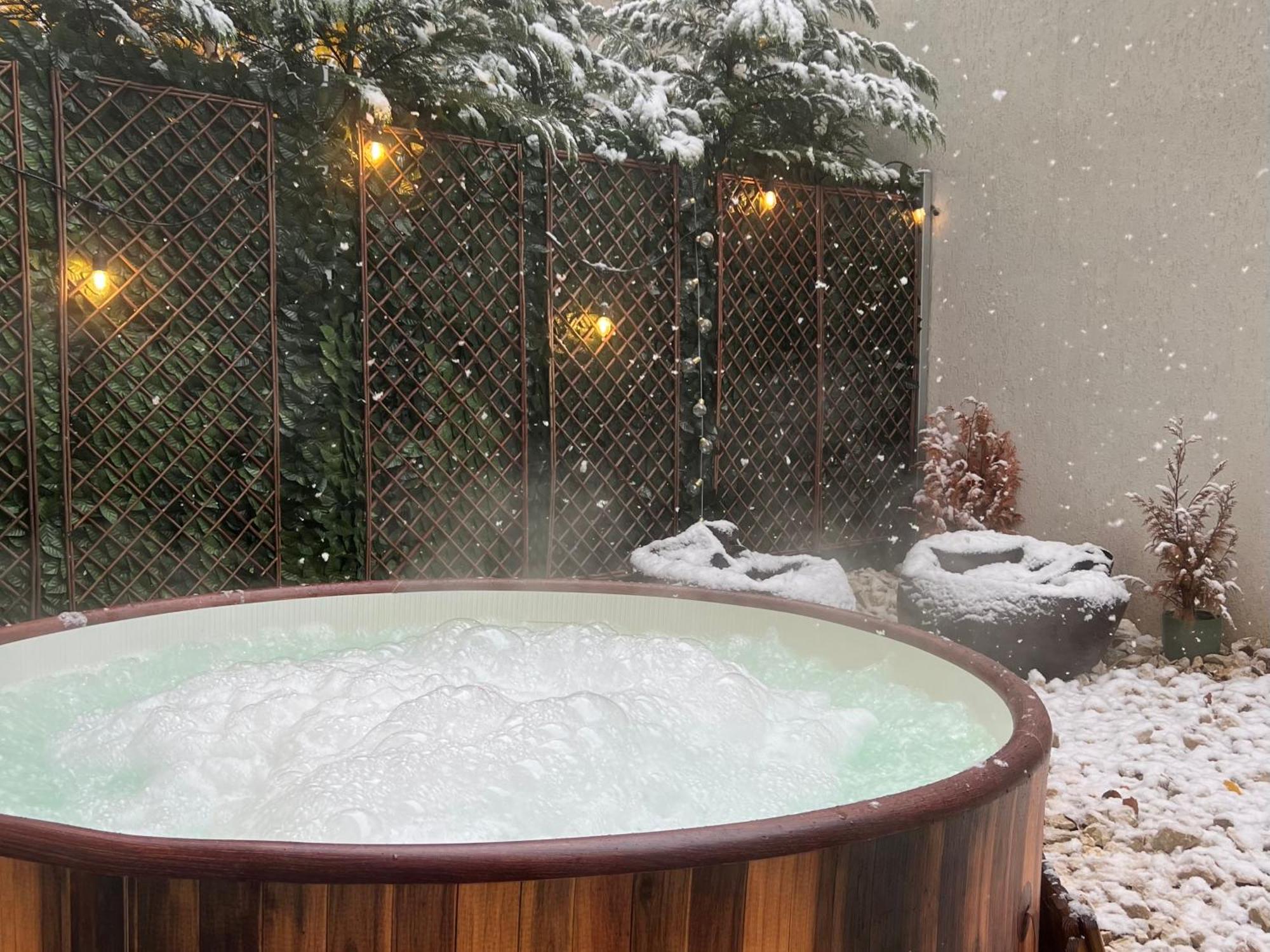 Downtown Hidden Garden With Jacuzzi In Bucharestアパートメント エクステリア 写真